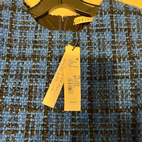 Alice + Olivia clyde frayed tweed Mini Dress - Picture 3 of 3